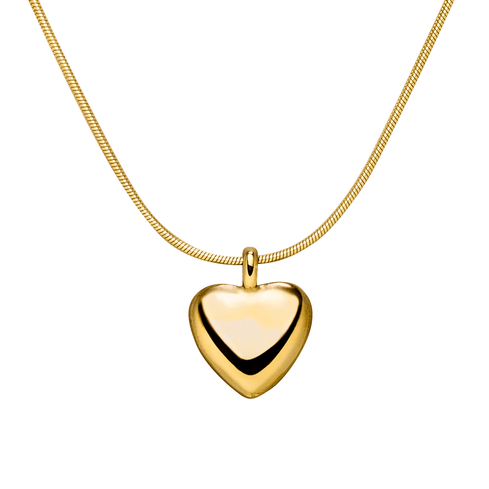 Collar Corazón | Chapado en oro de 18K