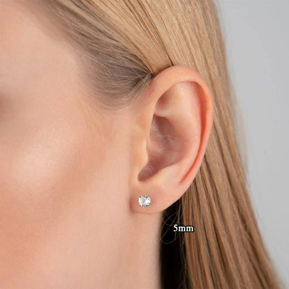 Bright Daimond | pendientes chapados en oro de 18k